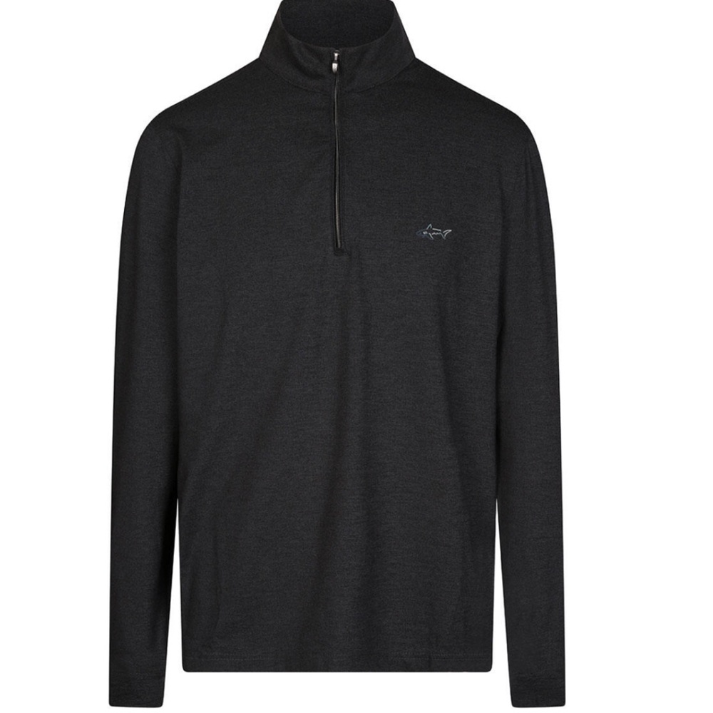 Greg Norman Cozy Shark Quarter Zip Pullover - Picture 2 of 7